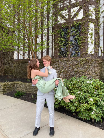 Niulatu Green Sheath Prom Dress Simple Evening Dress HZ1007